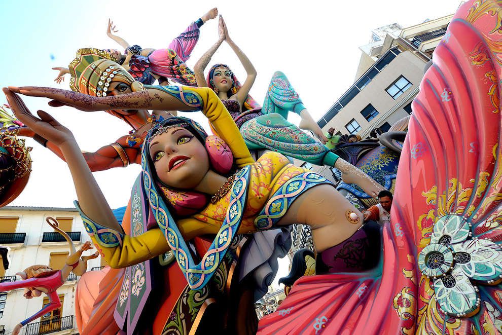 Праздник Las Fallas в Валенсии фото 3