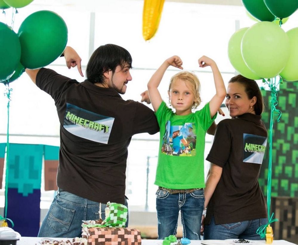 Аниматоры Minecraft на детский праздник в Дубае - Ref: 1355 фото 1