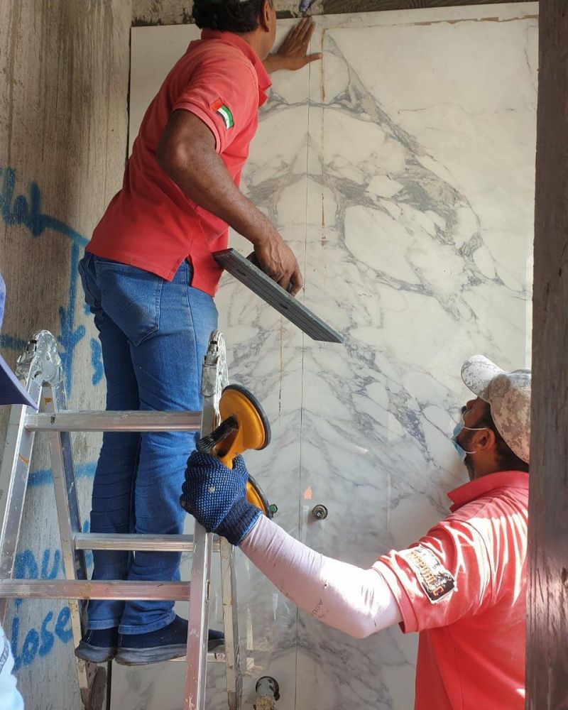 Укладка крупноформатного керамогранита в Дубае - Ref: 1535 фото 3