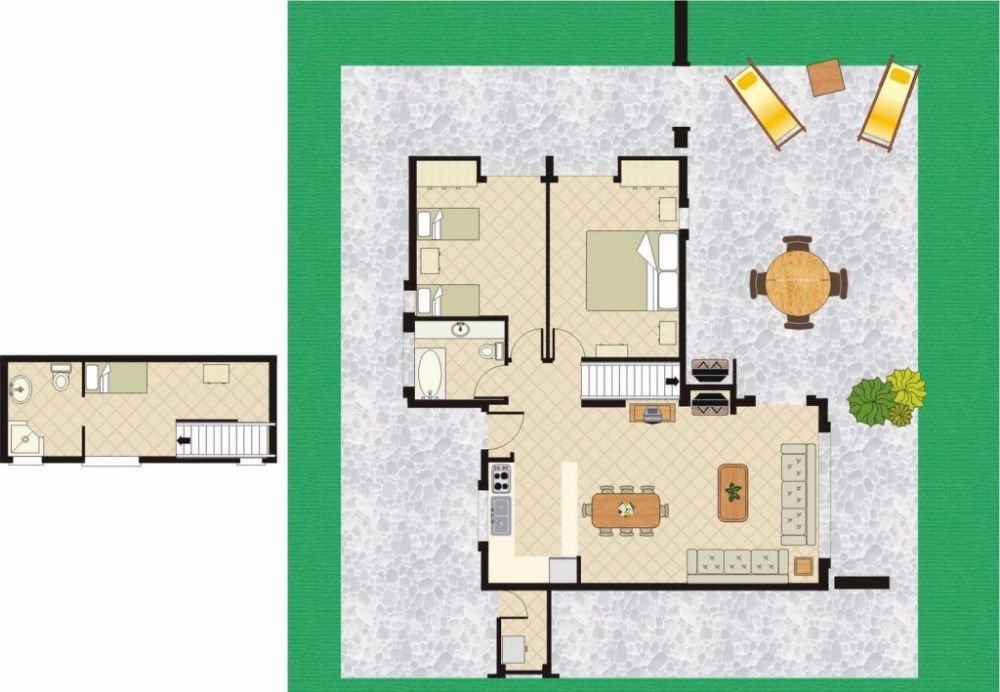 Снять в аренду приватную виллу в Кассандре Греция в Кассандре - 170€ - Ref: 4837 фото 8