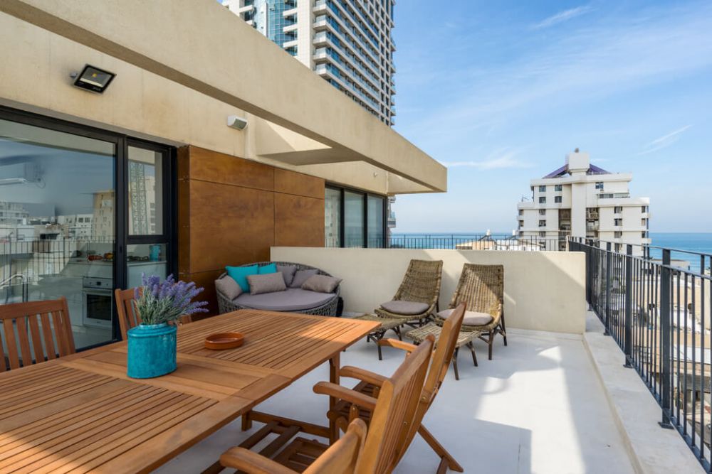 Сдается  пентхаус с видом на море Тель-Авив в Тель-Авиве - 450€ - Ref: 5154 фото 10