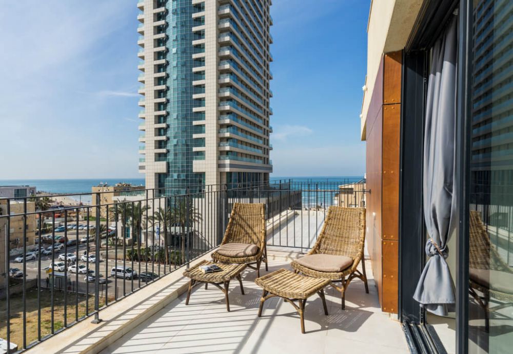 Сдается  пентхаус с видом на море Тель-Авив в Тель-Авиве - 450€ - Ref: 5154 фото 2