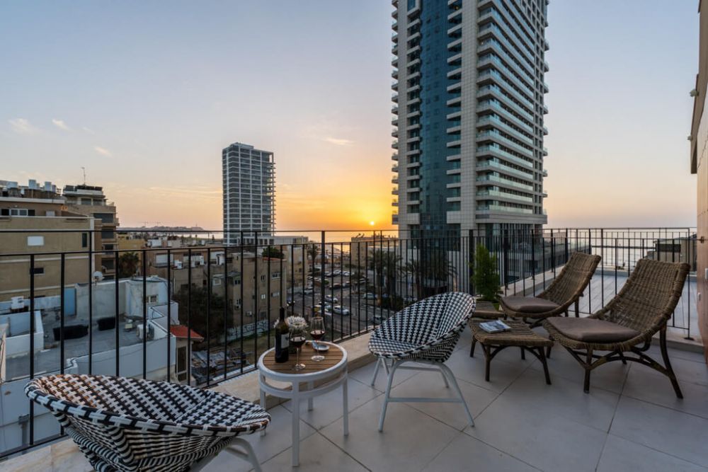 Сдается  пентхаус с видом на море Тель-Авив в Тель-Авиве - 450€ - Ref: 5154 фото 6