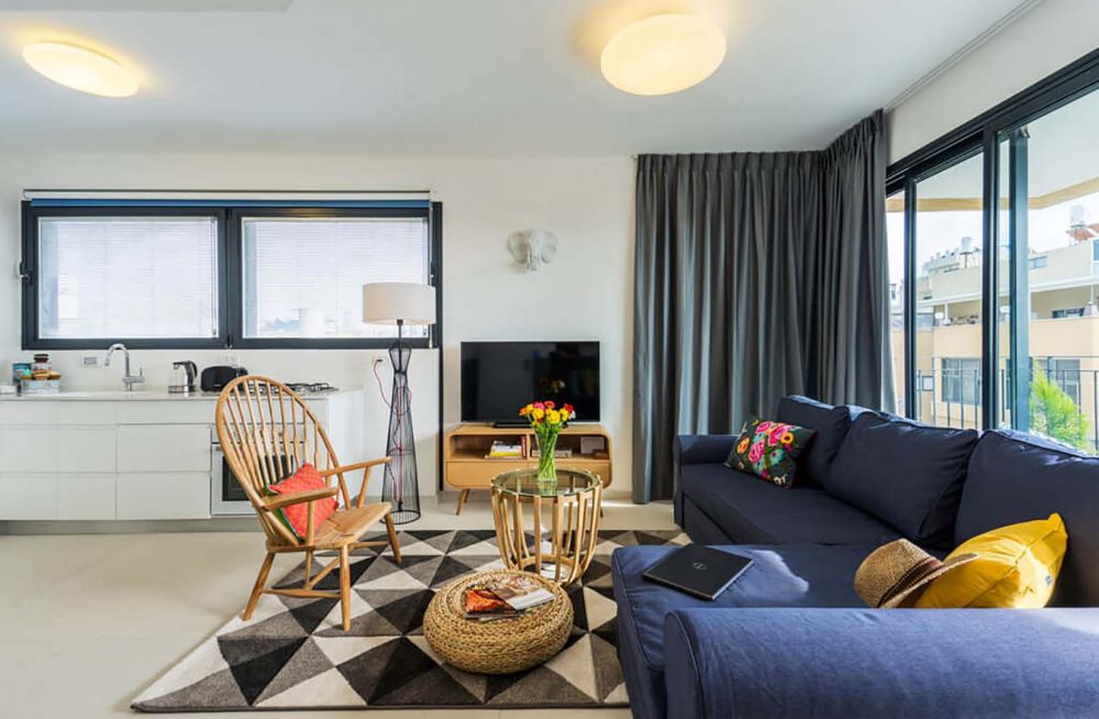 Аренда апартаментов в Тель-Авиве с 2 спальнями,  и парковкой в Тель-Авиве - 355€ - Ref: 5618 фото 6