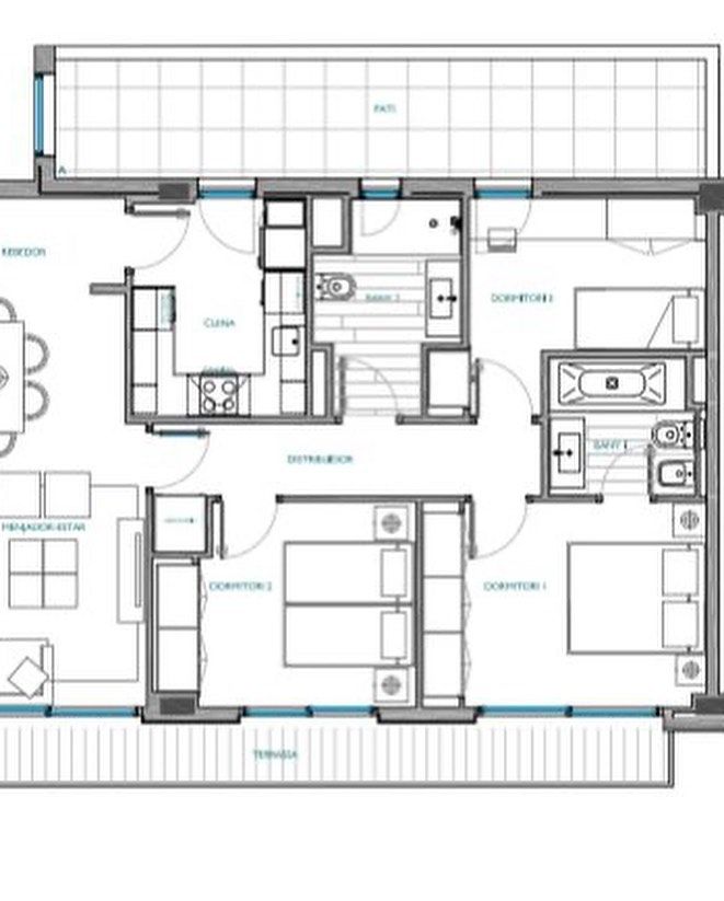 Квартира район Gracia Nova в Барселоне - 2100€ - Ref: 6988 фото 5