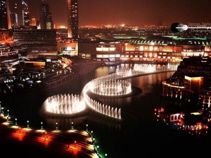 Музыкальный фонтан  Sheikh Zayed Road, Doha Street (ID:1045)