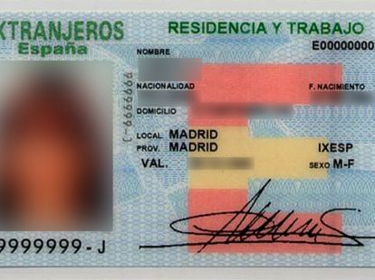 Registration of a NIE-identified number (ID:1108)