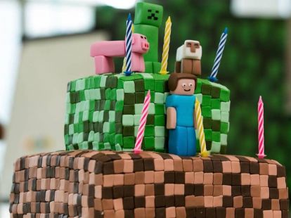 Аниматоры Minecraft на детский праздник в Дубае - Ref: 1355 фото 5