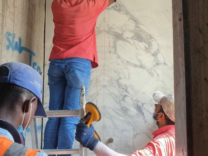 Укладка крупноформатного керамогранита в Дубае - Ref: 1535 фото 2