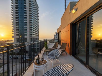 Сдается  пентхаус с видом на море Тель-Авив в Тель-Авиве - 450€ - Ref: 5154 фото 5