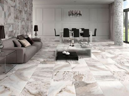Laying marble on the floor and walls in Miami (ID:5676)